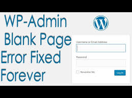 wp admin login blank page problem fixed