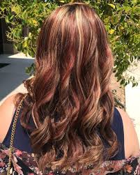 7blonde hair with red highlights. 15 Hottest Brown Hair With Red Highlights