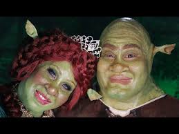 shrek and princess fiona makeup