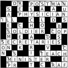 If you fill in the word correctly, it … Jobs And Work Crossword Advanced Efl Crossword Solution