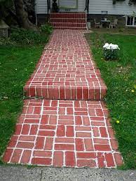 Faux Brick Walkway The Painted Home
