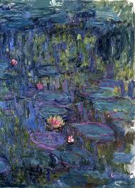 Claude Monet Flowers Numpheas Garden 2