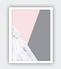 Abstract Printable Art In Pink Gray