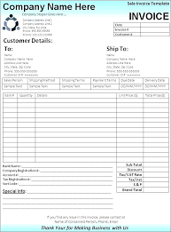 Make Your Own Invoice Template Free Make Your Own Invoice Template