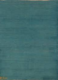 teal blue modern wool gabbeh oriental