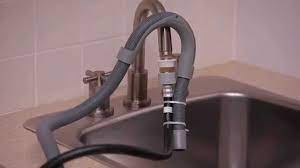 On your utility sink, measure how far the drain pipe connection is from the ground. Connecting To A Sink Haier Hlpw028axw Top Load Compact Washer Youtube