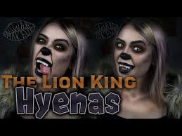 the lion king hyena makeup tutorial