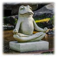 Mini Zen Frog In Meditation