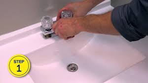 replace a bathroom faucet rona