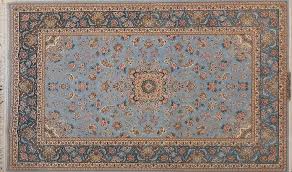 handmade persian carpet isfahan silk