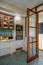 10 elegant kitchen glass door designs
