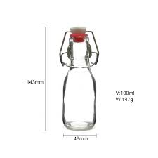 China Small 100ml Clear Water Bottle