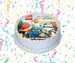 LEGO Ninjago Edible Image Cake Topper Personalized Birthday Sheet Cust -  PartyCreationz
