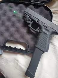 A combination of future technology, advanced design and the familiar glock reliability. My Glock 19 Gen 4 W Crimson Trace Green Laser 33 Round Extended Magazine Glocks