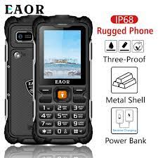 eaor dual sim card 2g rugged phone ip68