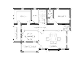 Bedroom Mini Duplex Floor Plan Sample