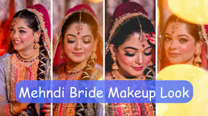 mehndi bridal makeup tutorial and