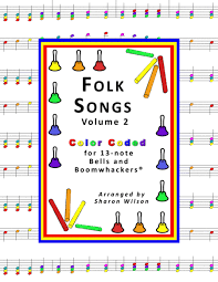 Preview Folk Songs For 13 Note Bells And Boomwhackers With