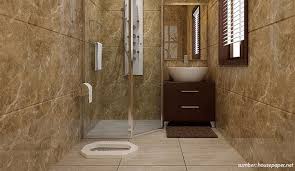 Desain kamar mandi seperti ini cocok bagi orang yang menyukai berendam di bak mandi dengan air hangat, biasanya shower dan bak mandi diletakan berhadapan atau berdekatan. 9 Desain Kamar Mandi Minimalis Kloset Jongkok Nyaman Sederhana