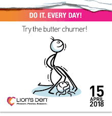 Lion's Den on X: #DoItEveryDay Tip 15: Try the Butter Churner💋 Partner 1  is on their backshoulders on the floor or bed, legs up or folded over so  their feet are on