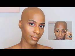 my bald head makeup routine fenty