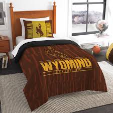Wyoming Cowboys Twin Printed Comforter