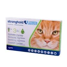 Stronghold Plus For Large Cats 11-24lbs (5-10kg) Green 3 Pack