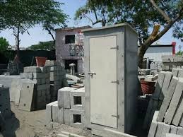 frp rcc precast concrete toilet block