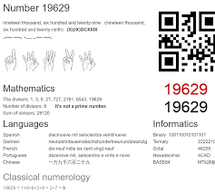 19629 number, meaning and properties - Number.academy
