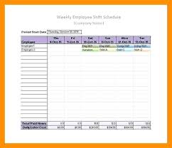 Daily Meeting Schedule Employee Work Template 9 Development