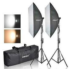 White Clear Led Photo Studio Continuous Lighting Kits For Sale Ebay