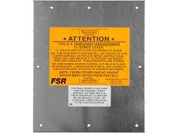fsr fl 640p 5 b 5 deep floor box with