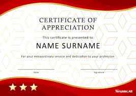 Download customizable certificate templates and create your own to reward the receivers. 30 Free Certificate Of Appreciation Templates And Letters