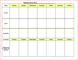 Weekly Lesson Plan Template Word Shatterlion Info Meal