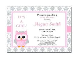 Baby Shower Invitation Template Microsoft Word Free Owl By