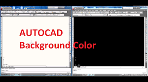 change background color in autocad