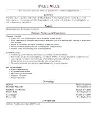 Housekeeping Objective For Resume Housekeeping Objective For Resume