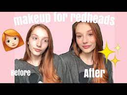 easy makeup for redheads w brown eyes