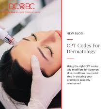cpt codes for dermatology derm care