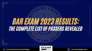 bar exam 2023 results the complete