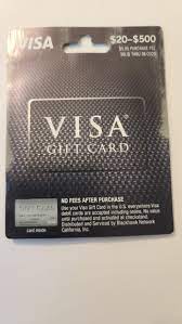visa gift card with balance 500