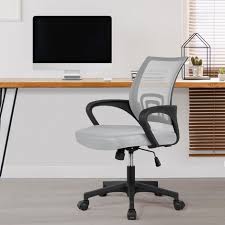 Büromöbel » stühle mit armlehne: Burostuhl Schreibtischstuhl Drehstuhl Chefsessel Office Stuhl Hohenverstellbar Ergonomisches Design Grau