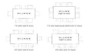 Rectangle Table Size For 8 Tablecloth Lengths Seating