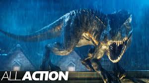 Blue Defeats the Indoraptor | Jurassic World: Fallen Kingdom | All Action -  YouTube