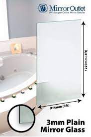 Large Mirror Bathroom Glass 3mm Thick
