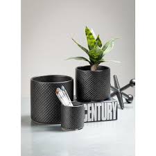 Black Ceramic Pot Set