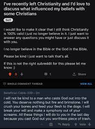 And THATS why I'm not a Christian anymore : r/exchristian