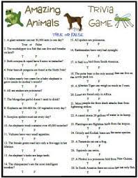 How many of these can you guess correctly? Amazing Animals Trivia Has Some Fun And Interesting Facts Trivia Questions And Answers Trivia True Or False Questions