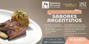 Degustación, cena y maridaje: sabores argentinos