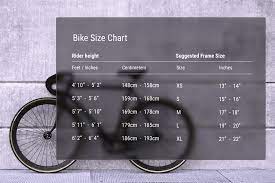 right bike size with a bike size chart
